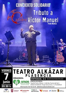 El tributo solidario a Víctor Manuel por Fede Muñoz será el 7 de junio en el Teatro Alkázar