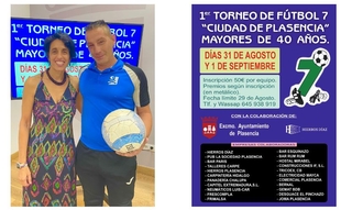 Se celebra el primer torneo de fútbol 7 para mayores de 40 años en Plasencia