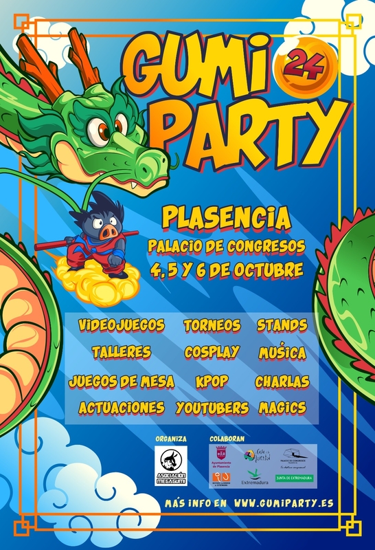 Gumiparty 2024 contará con más de 90 actividades y 30 stands los días 4, 5 y 6 de octubre