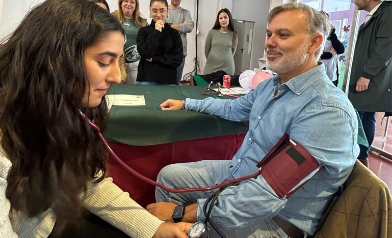 Más de 2.200 personas participaron en la Feria de la Salud