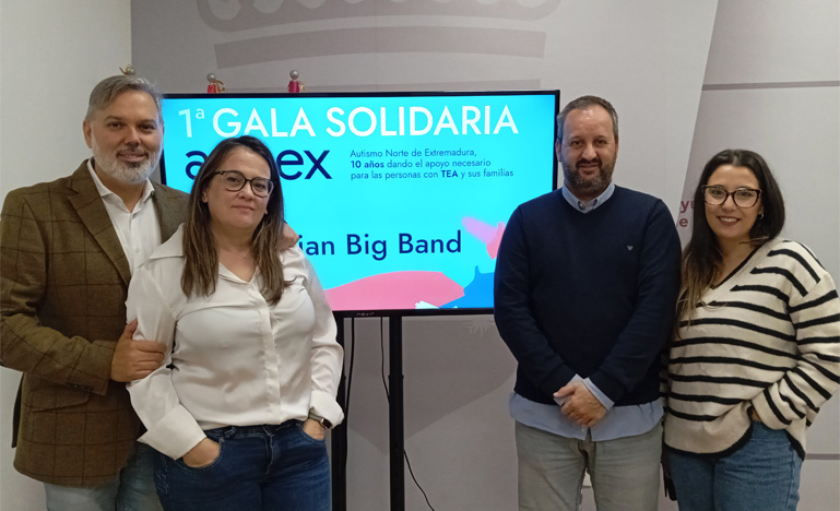 AUNEX organiza una gala solidaria para celebrar su décimo aniversario