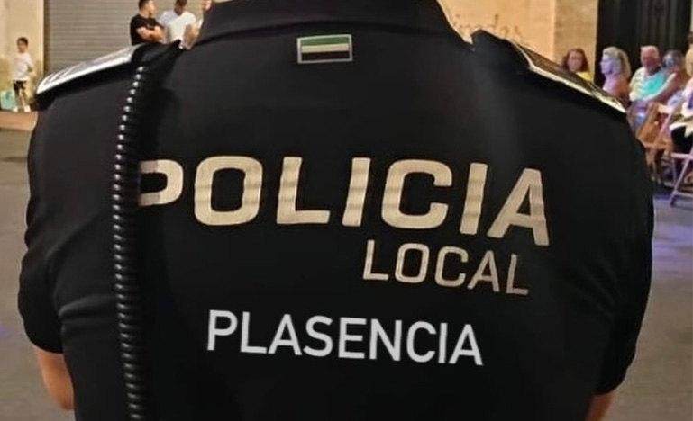 Actuación de la Policía Local de Plasencia en el refuerzo de la seguridad durante el fin de semana previo a la Feria