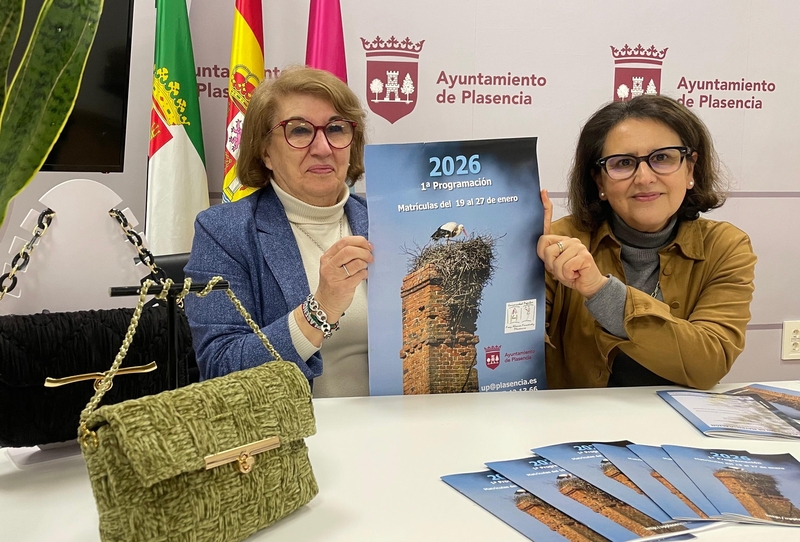 El Ayuntamiento de Plasencia presenta la programación de mitad de curso de la Universidad Popular con 62 cursos y cerca de mil plazas