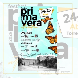 Plasencia lanza el festival ‘Primavera Alternativa’ con dos días de música y gastronomía en Torre Lucía