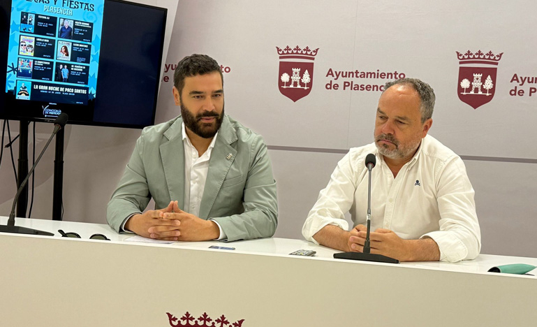 Plasencia presenta una Feria 2026 con grandes conciertos gratuitos en la Plaza Mayor y el regreso de Paco Santo en el sábado grande