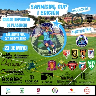 Plasencia se convierte en el epicentro del fútbol femenino nacional con la celebración de la I edición de la ‘Sanmigirl Cup’